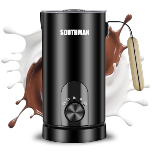 Milk Frother Electric 5 in 1 - Automatic Milk Frothers 350ml Large Capacity Milk Steamer and Frother Milk Heater and Warmer Hot & Cold Milk Foamer Maker for Latte Coffee Chocolate Machine