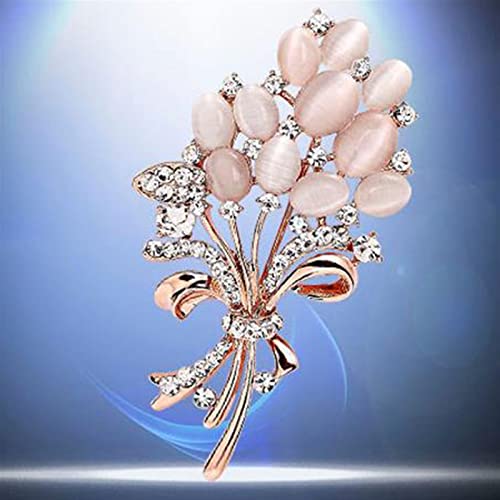 Broches de flores y espigas para lucir en bodas y cenas de gala 4