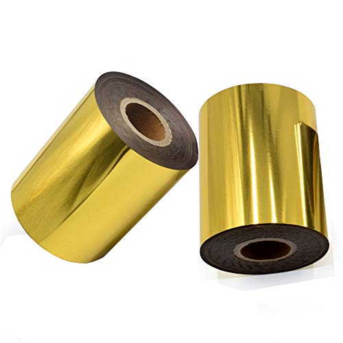 2 Rolls Gold Hot Foil Stamping Paper 3