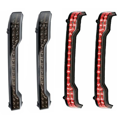 Feu arrière de frein moto Touring clignotant sacoche coffre - 2
