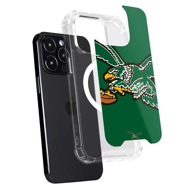 Skinit Phone Case Compatible with MagSafe iPhone 13 Pro Max - Officially Licensed NFL Philadelphia Eagles Retro Logo Design