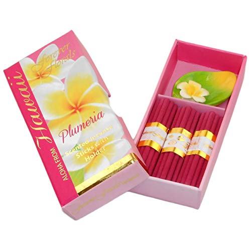Forever Florals Hawaiian Incense Box 4 Sets Plumeria