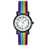 🎉Genaue Zeit halten: Die Uhr läuft reibungslos und verspricht eine genaue Zeitangabe. Die drei Hände sind in verschiedenen Farben, so dass das Kind die Zeit leicht ablesen kann. Sie können den Knopf herausziehen, um Energie zu sparen. Verwenden Sie diese Uhr nicht.