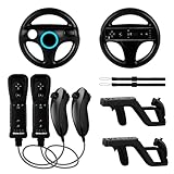 KOUROU 8PCS Motion Plus Wii Remote Controllers...