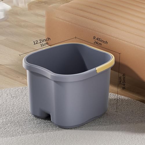 Bañera para pies SPA con masaje y portabilidad azul miniatura 3