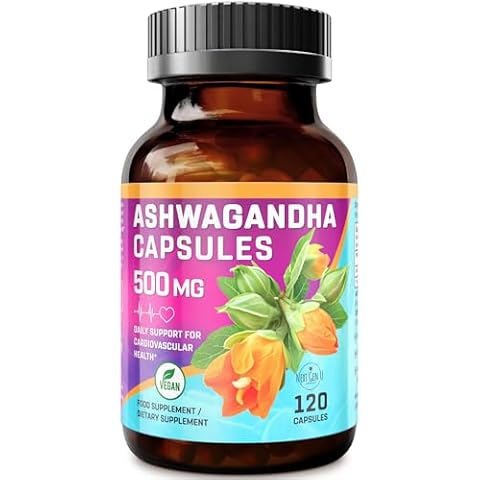 Ashwagandha 500 mg Capsules for Stress Relief Cover