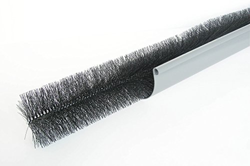 Preisvergleich Produktbild INEFA Rinnenraupe, 120 cm, schwarz, Kunststoff, Regenrinne, Dachrinne