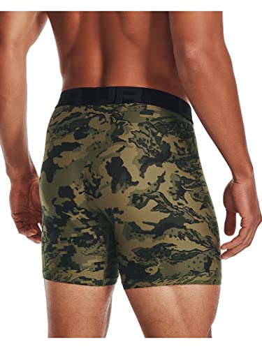 Image of Under Armour mens Multi-pack Performance Tech Boxerjock Brief, 6 inch Inseam, All-day Comfort & Soft