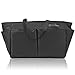 Premium Purse Organizer Insert - Perfect Bag Organizer for Large Tote & Handbag - Keep Everything Neat & Accessible (L-BLK)