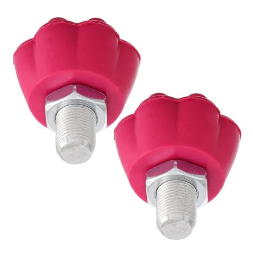ifundom 2pcs Ice Skating Brake Roller Skates Supply Replacement Skates Brakes Skate Toe Stopper Quad Skate Brake Roller Skate Toe Stops Roller Skate Toe Plugs Brake Toe Stopper Steel Rosy