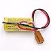 LITKEQ (Pack of 2) BR-2/3A 3V BR17335 PLC Lithium Battery 1600mAh for Fanuc A98L-0031-0006 System Battery,Industrial Backup Replacement Lithium Battery