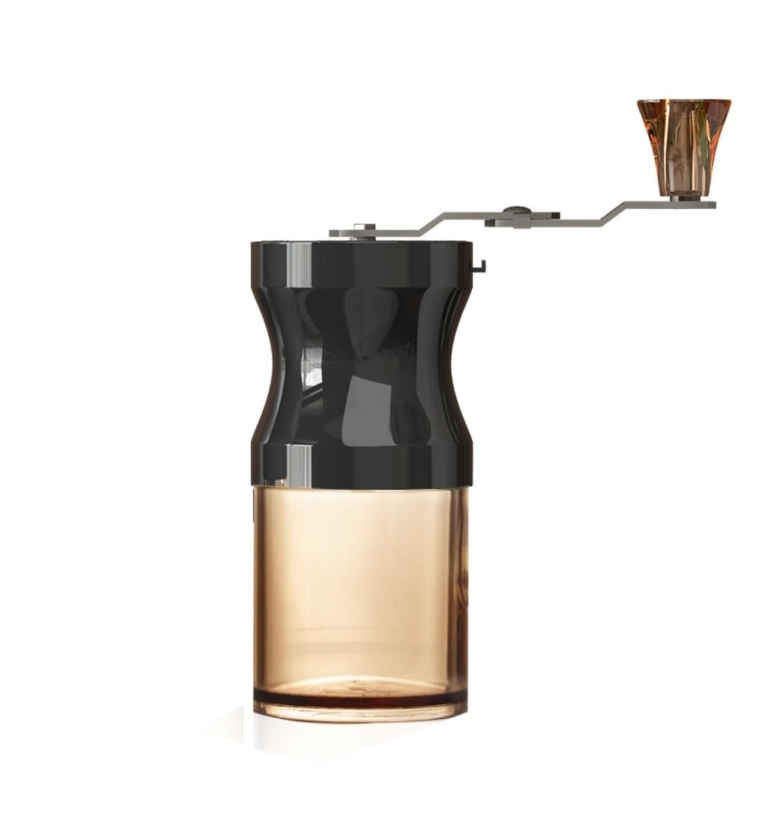 Molinillo Café Oficina Molinillo De Café Manual Retro, Portátil Con Núcleo Cerámica, Granos Especias Vintage Moledor de Cafe(Black)