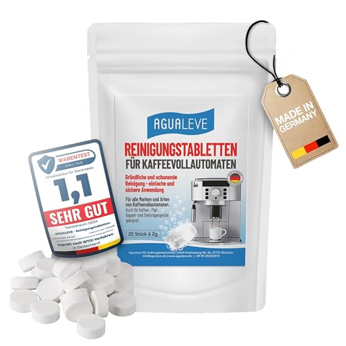 Reinigungstabletten 25 Stück – für alle Marken und Arten von...