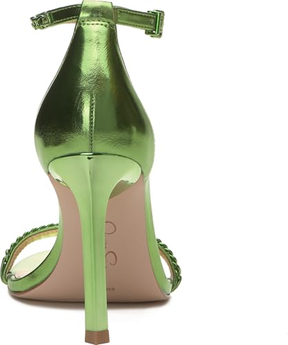 Image of Jessica Simpson Women's Qiven T-Strap High Heel Sandal with Chain Detail