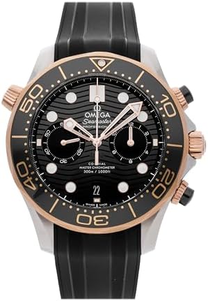 Omega Seamaster Diver 300m Co-Axial Master Chronograph Automatic Chronometer Black Dial Men&#39;s Watch 210.22.44.51.01.001