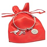 Cardinals Appear When Angels Are Near Memorial Charm Bracelet Expandable Stainless Steel