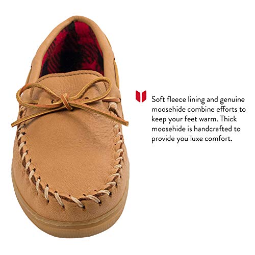 Minnetonka Men's Moose with Fleece Moccasin3