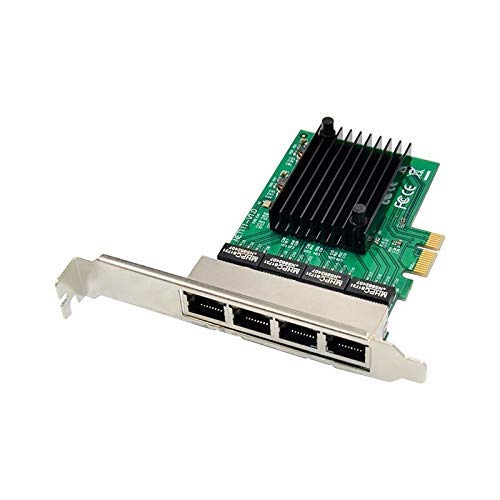 MEO PCIe to Quad Port RJ45 Gigabit Ethernet Nic Network Card PCI-E to 4 Port RJ45 Gigabit 1000M Ethernet Network Card RTL8111F