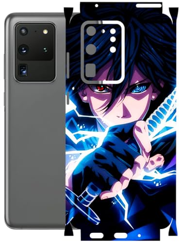 Image of AtOdds - Full Body Back Screen Guard Protector Film - Lamination Wrap Skin Sticker Compatible with Samsung Galaxy S20 Ultra | Scratchproof Matte Finish (Anime 42)