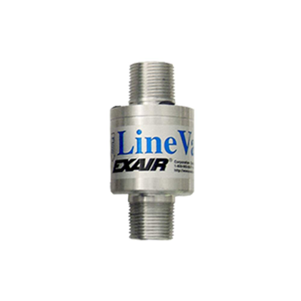 EXAIR Line Vac for Air Compressors, Pneumatic Industrial Vacuum, Material Conveyor System, Aluminum, 3/4 NPT Threaded Connection - (Model 140075)