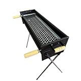 Churrasqueira Espetinho Reforçada A Carvão Espeteira Tradicional 80X25cm Casa Bar Restaurante