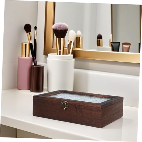 Caja mediana de madera Hemobllo para evitar la pérdida de joyas y proteger accesorios 6