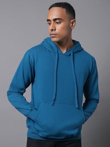 Image of HIGH Star Men's Cotton Hooded Neck Sweatshirt