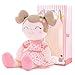 Produktbild Gloveleya Stoffpuppe Mädchen Geschenke Baby Puppe Weiche Puppe Plüschpuppe rosa 36 cm mit Geschenk-Box