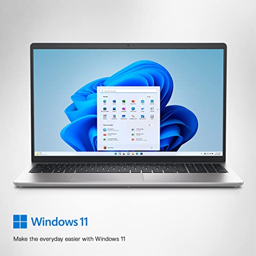 Image of Dell Inspiron 3515 Laptop, AMD Ryzen 3-3250U, Win 10 + MS Office, 15.6 inch (39.62cms) FHD, 8GB DDR4, 256GB SSD, Radeon Graphics, Platinum Silver, (D560524WIN9S)