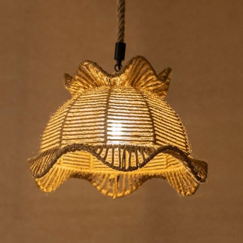 Lampe suspendue rustique style ferme vintage avec douille E27 - 4