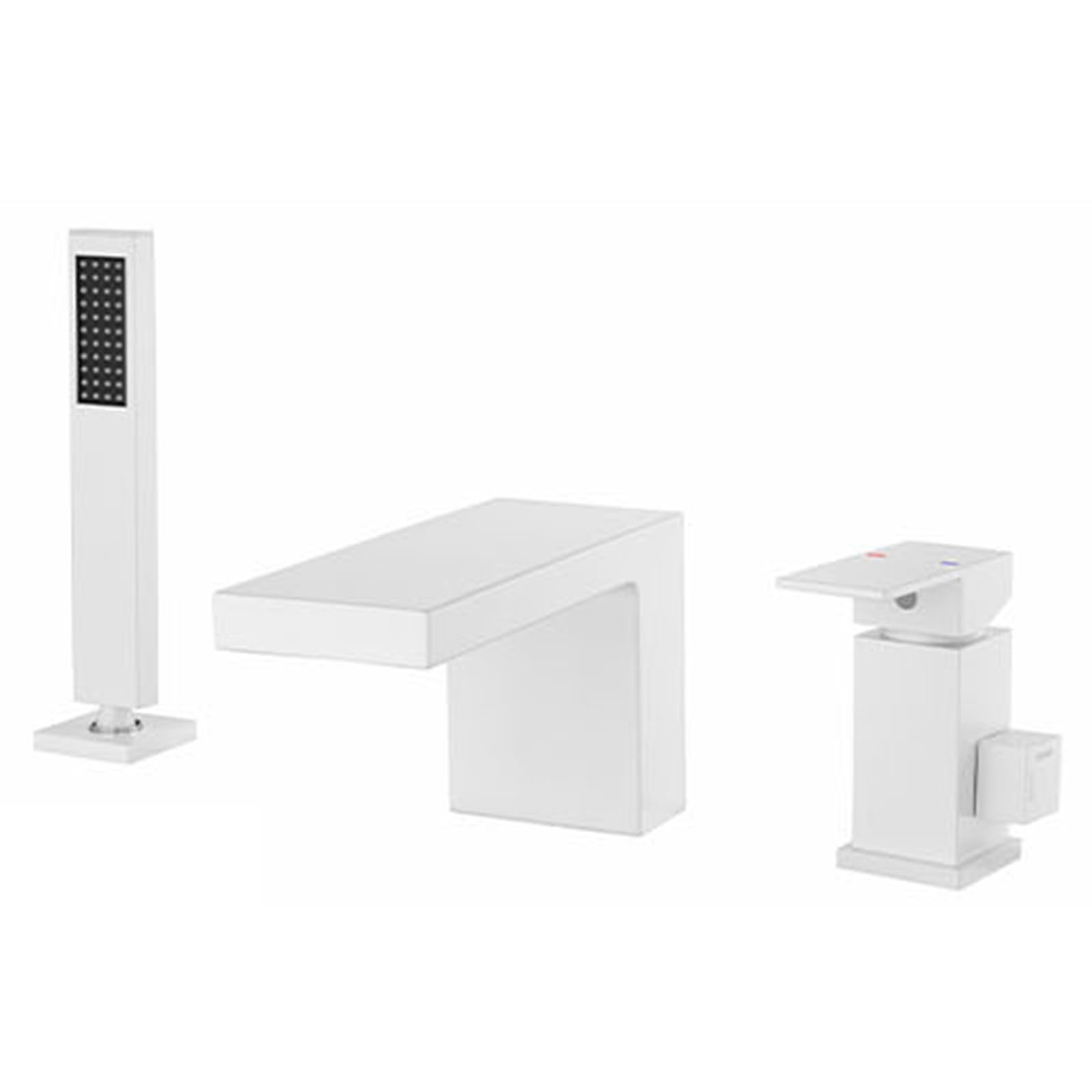 Robinetterie cascade 3 trous pour une salle de bain moderne et épurée