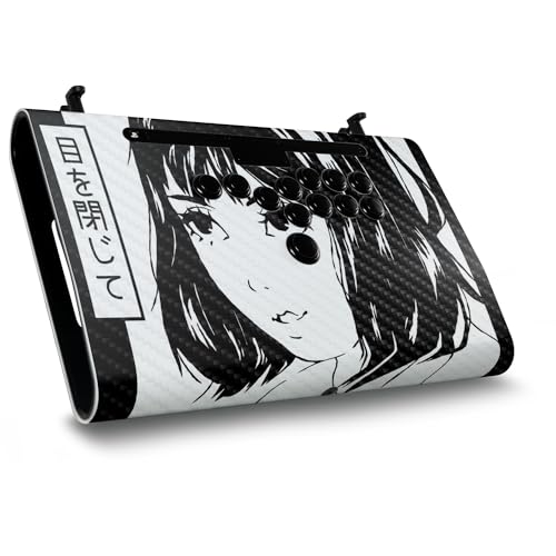 Carbon Fiber Gaming Skin Compatible with Victrix Pro FS-12 - Close Your Eyes - Premium 3M Vinyl Protective Wrap Decal Cover - Easy to Apply | Crafted in The USA by MightySkins