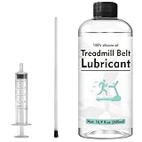 Laufband-Schmiermittel, 100% Silikon-Laufband-Öl Gurt-Schmiermittel, leicht aufzutragendes Schmieröl mit Applikator-Tube, geeignet für alle Arten von Laufbändern, 16.8oz