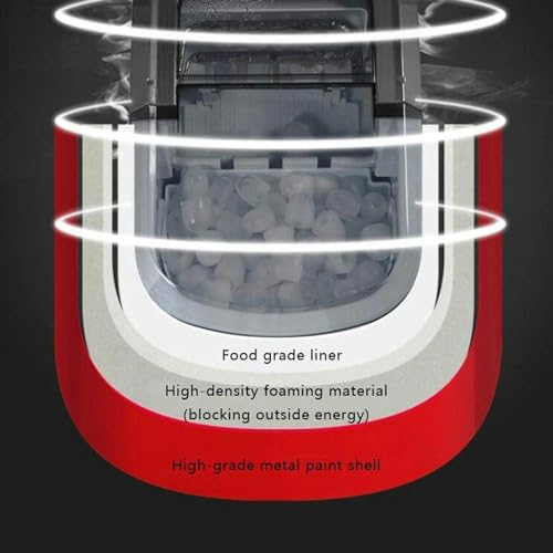Máquina eléctrica para hacer cubitos de hielo sobremesa miniatura 6