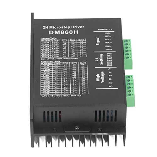 Driver de pas DM860H biphasé 24V-80V anti-vibration pour commande numérique CNC