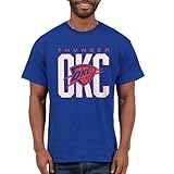 Junk Food NBA - Oklahoma City Thunder - City Mesh - Officially Licensed Adult Short Sleeve Fan Tee for Men and Women