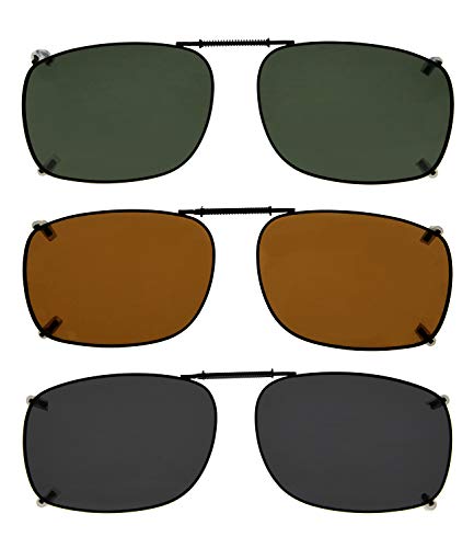 Eyekepper Large Clip On Sunglasses Polarized Lens