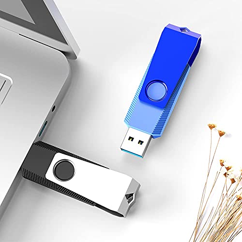 KEXIN 2 Stück Flash Drive 32 GB Thumb Drive 32G USB Drive Memory Stick Jump Drive, Schwarz USB 2.0 – Bild 7