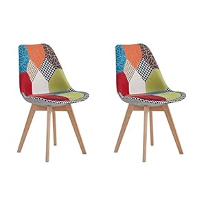 BenyLed Set van 4/8 PU-eetkamerstoelen, zijstoel voor woonkamer, eetkamer