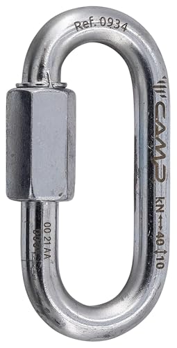 C.A.M.P. - OVAL Quick LINK Steel 8 mm, Grau