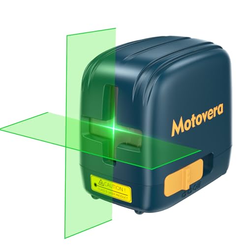 Laser Level,Cross Line Laser with Self-Leveling,Green Cross Line with Vertical and Horizontal,Accurate leveler tool for Picture Hanging Home Decoration,Battery Included lazer level