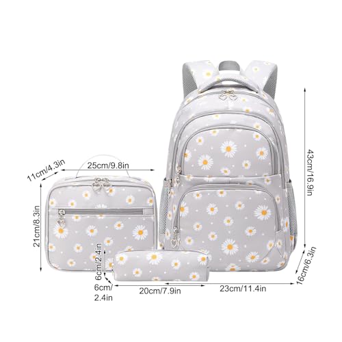 Sac à dos scolaire robuste avec kit repas pour garçons et filles - 6