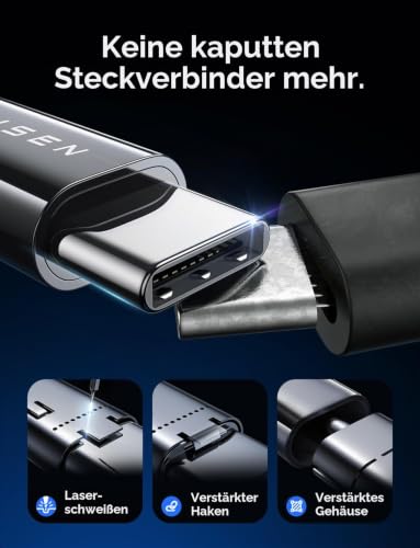 LISEN 240W USB C Kabel, PD 3.1 USB C Ladekabel, USB C auf USB C Kabel – Ansicht 6