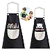 2 Pcs Tablier Peinture Enfant avec Poches Peinture Enfant Imperméable Tablier Tablier Enfants avec Grande Poche Tablier Enfant Ajustable Tabliers de Cuisine Etanche pour Cuisson Peinture L'artisanat