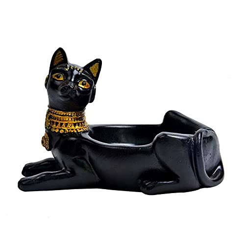 レトロ 樹脂 エジプトの神猫 灰皿 ネコ 灰皿 装飾灰皿 家庭用 猫の置物