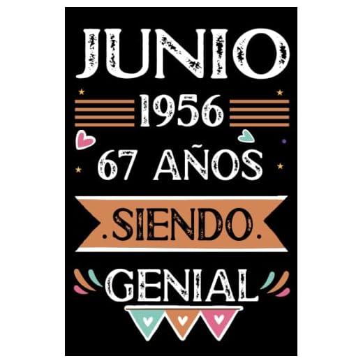 CUADERNO, Junio 1956, 67 Años Siendo Genial: Libro de visitas, cuaderno, 110 páginas de felicitaciones, idea de regalo, regalo Para la esposa, novia, mujer, La madre