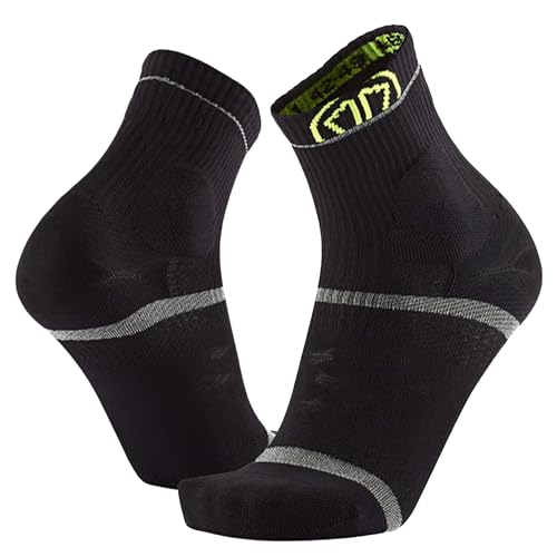 Sidas Calcetines de Trail Running, Trail Ultra, Bandas antideslizantes, Puntera ancha, Reducción de la fatiga muscular del pie, hombre y mujer