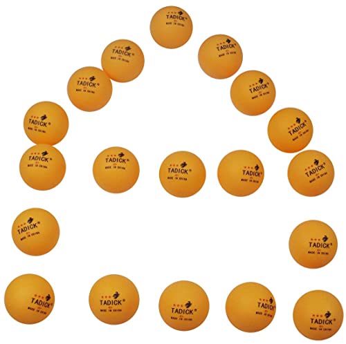 Tadick 100 Pack Orange 3-Star 40+ Quality Training Ping Pong Ball Premium Table Tennis Balls #TOP7