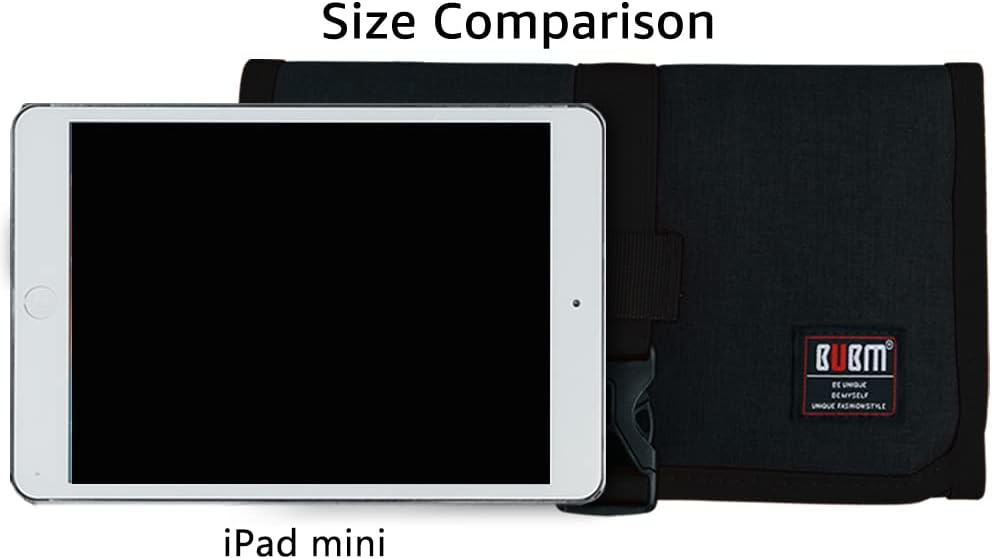 Travel Organizer, BUBM Cable Bag/USB Drive Shuttle Case/Electronics Accessory Organizer, Black &Black : Electronics