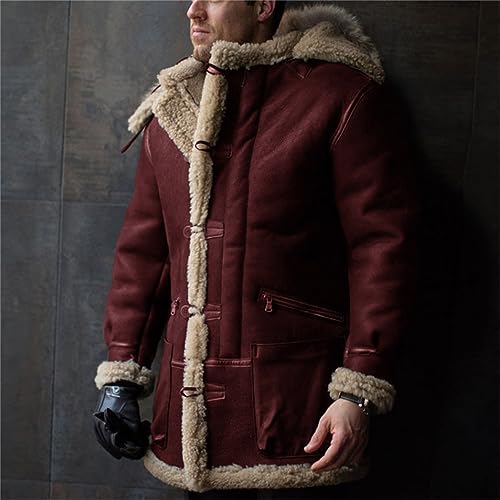 Chaqueta de invierno con capucha para hombre miniatura 2
